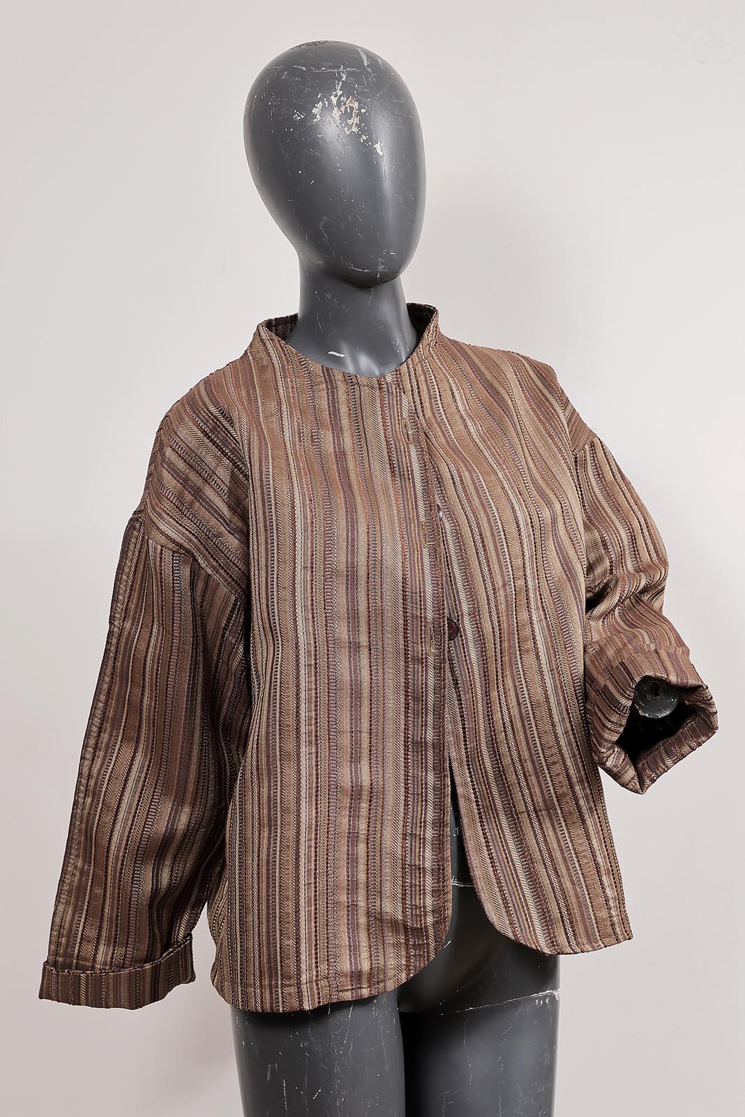 Chaqueta Lineas Café