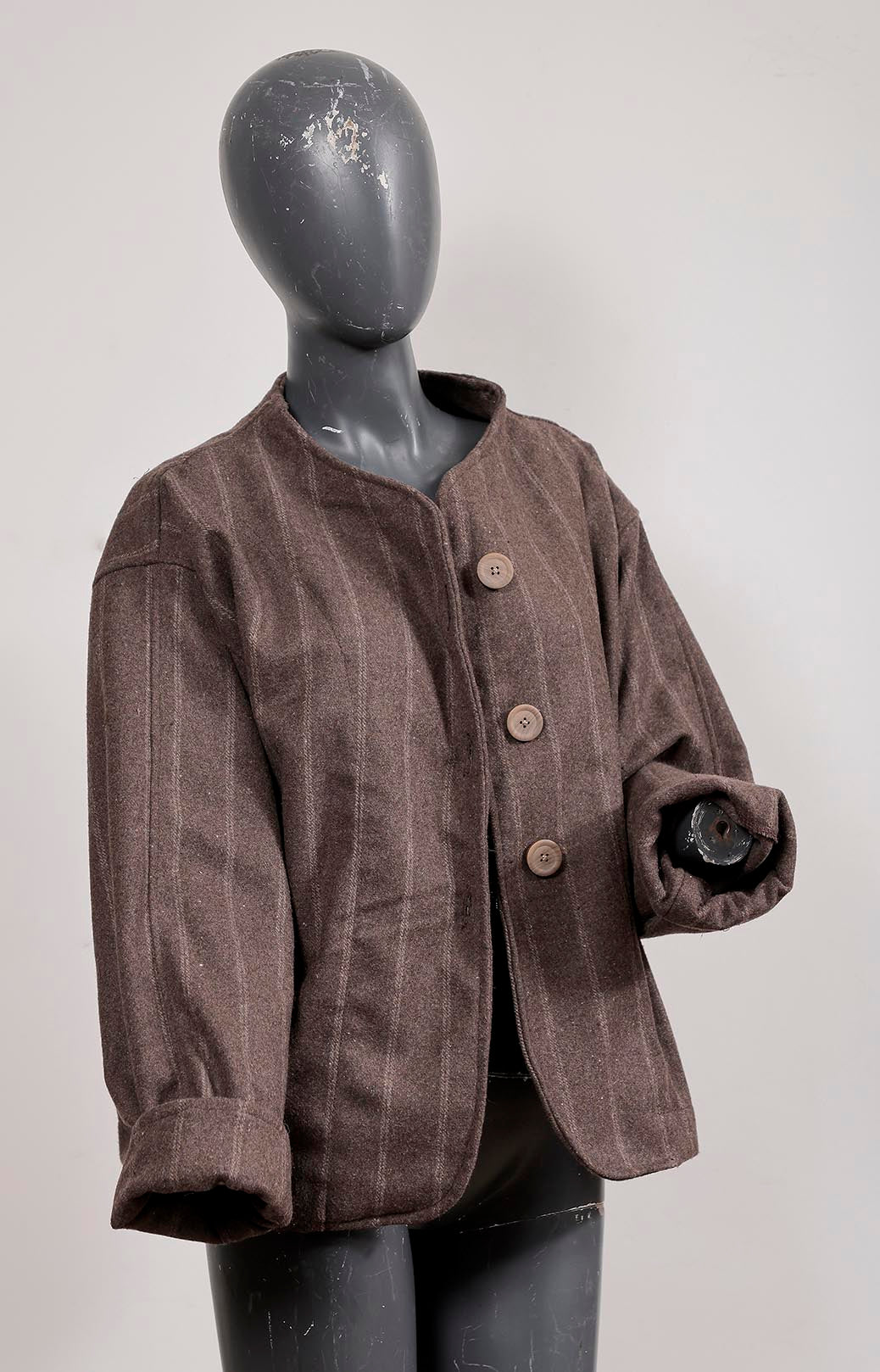 Chaqueta Líneas Café