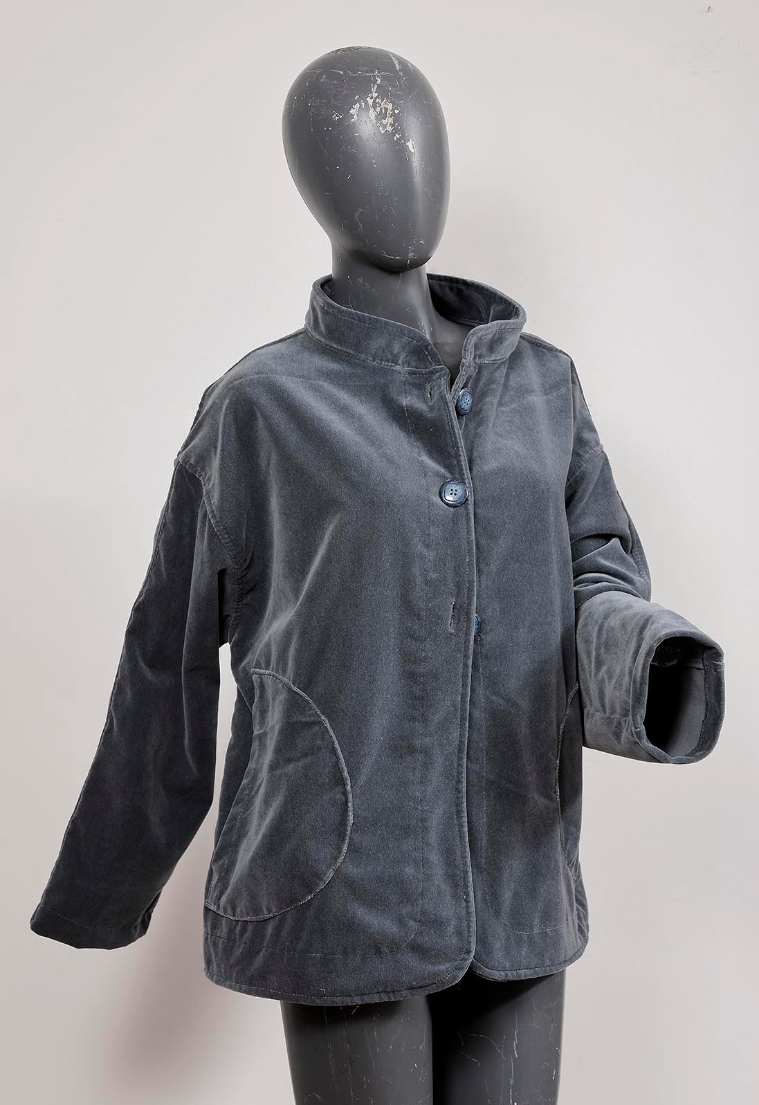 Chaqueta Cuello Gris