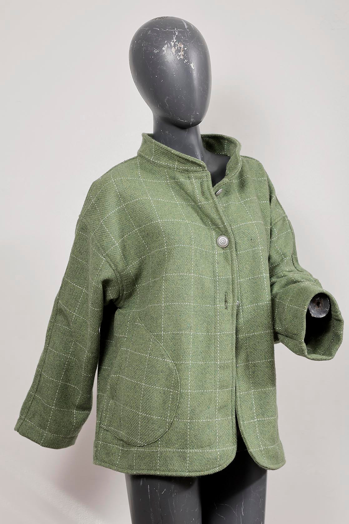 Chaqueta Cuello Verde