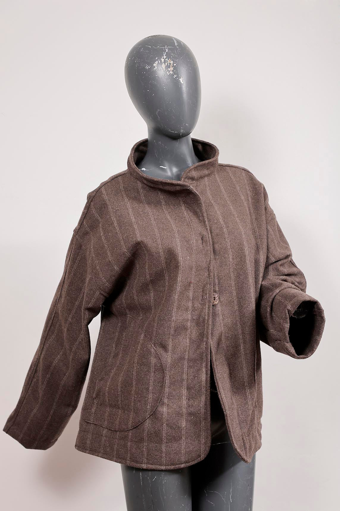 Chaqueta Cuello Café